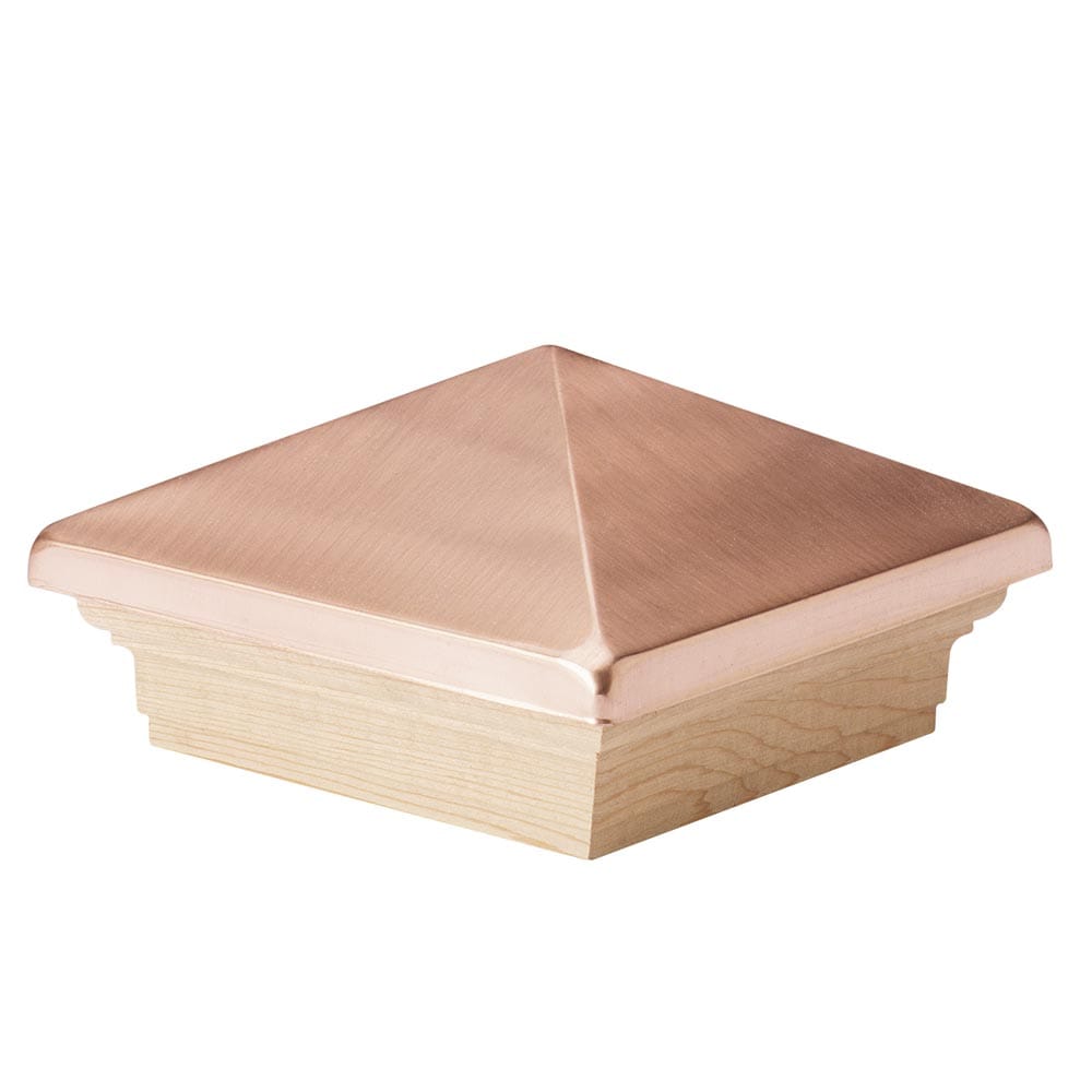 Maine Ornamental Copper Top Post Cap at