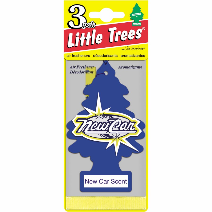 Little Trees 3 Pack New Car Scent Solid Air Freshener Air Freshener In The Air Fresheners Department At Lowes Com