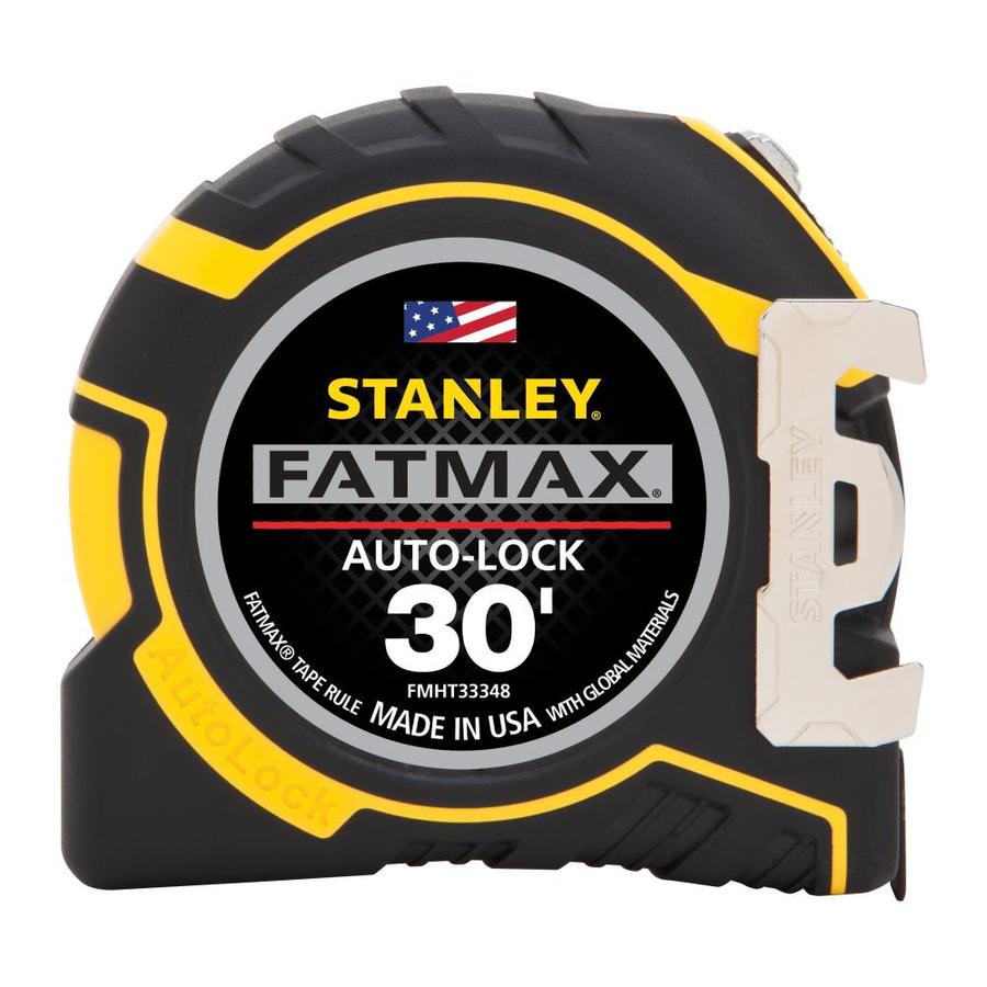 Stanley FATMAX 30ft Auto Lock Tape Measure at