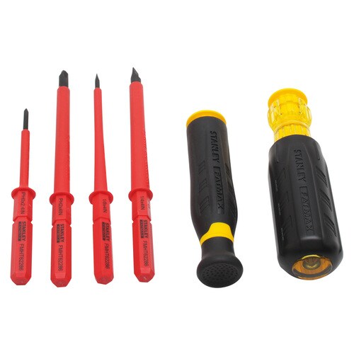 Stanley 4 Piece Insulated Multi Bit Screwdriver Set At