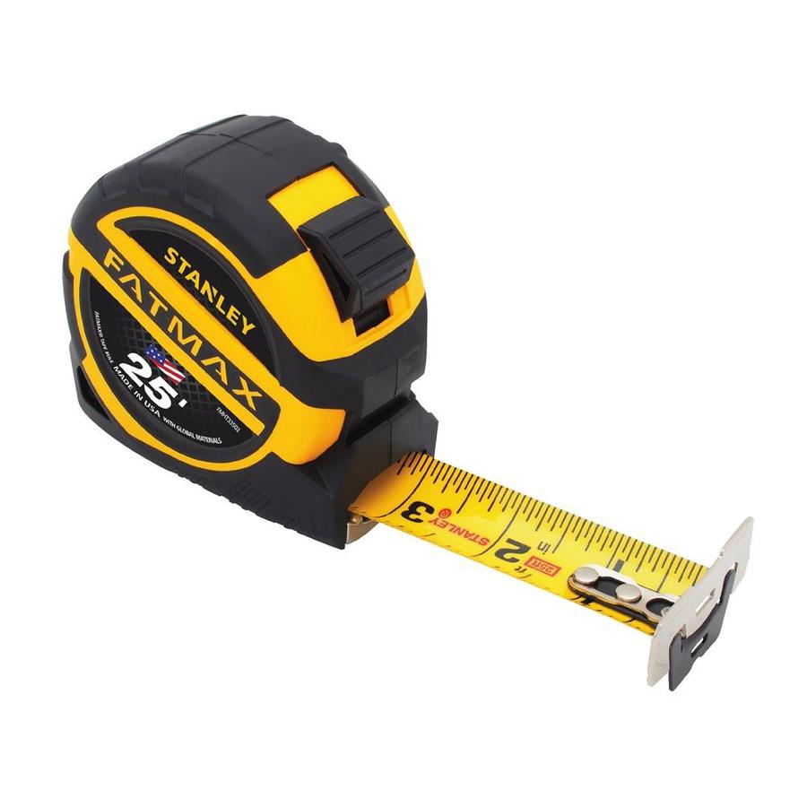 Tape measure extra wide 32 mm case in two-component non-slip FATMAX Stanley