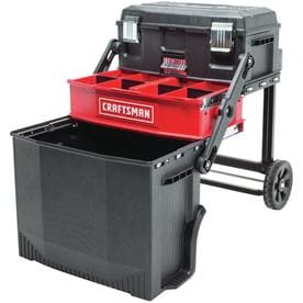 UPC 076174816631 product image for CRAFTSMAN 21.57-in 1-Drawer Plastic; Metal Lockable Wheeled Tool Box (Red) | upcitemdb.com