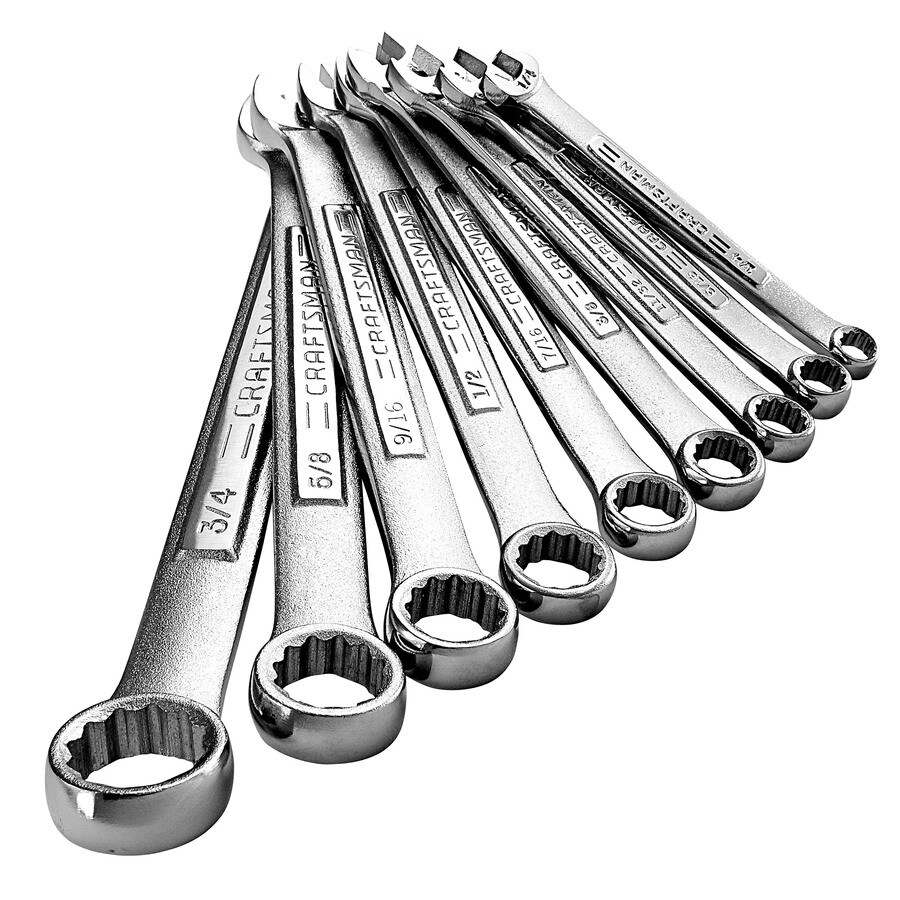 Craftsman 9-Piece SAE Combination Wrench Set CMMT82327