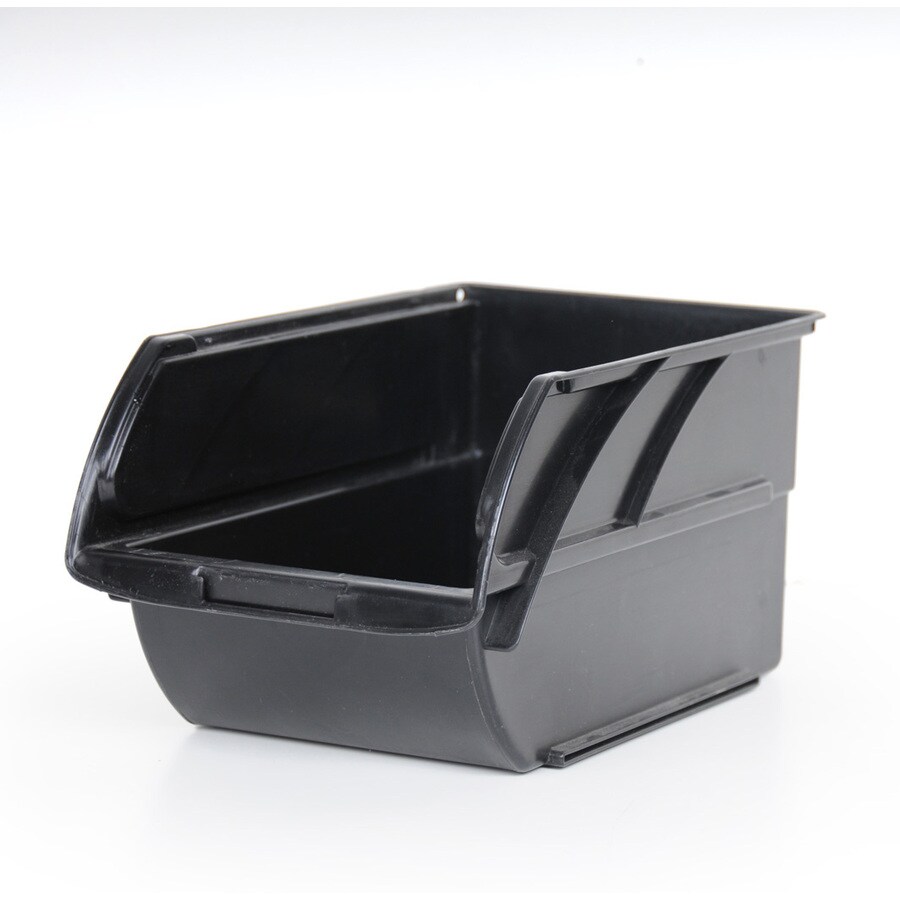 Stanley 056500L 16.875-in W x 7-in H x 12.125-in D Black Plastic Bin