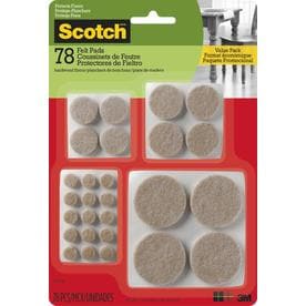 Felt Pads At Lowes Scotch 78 Pack Orted Beige Felt Pad