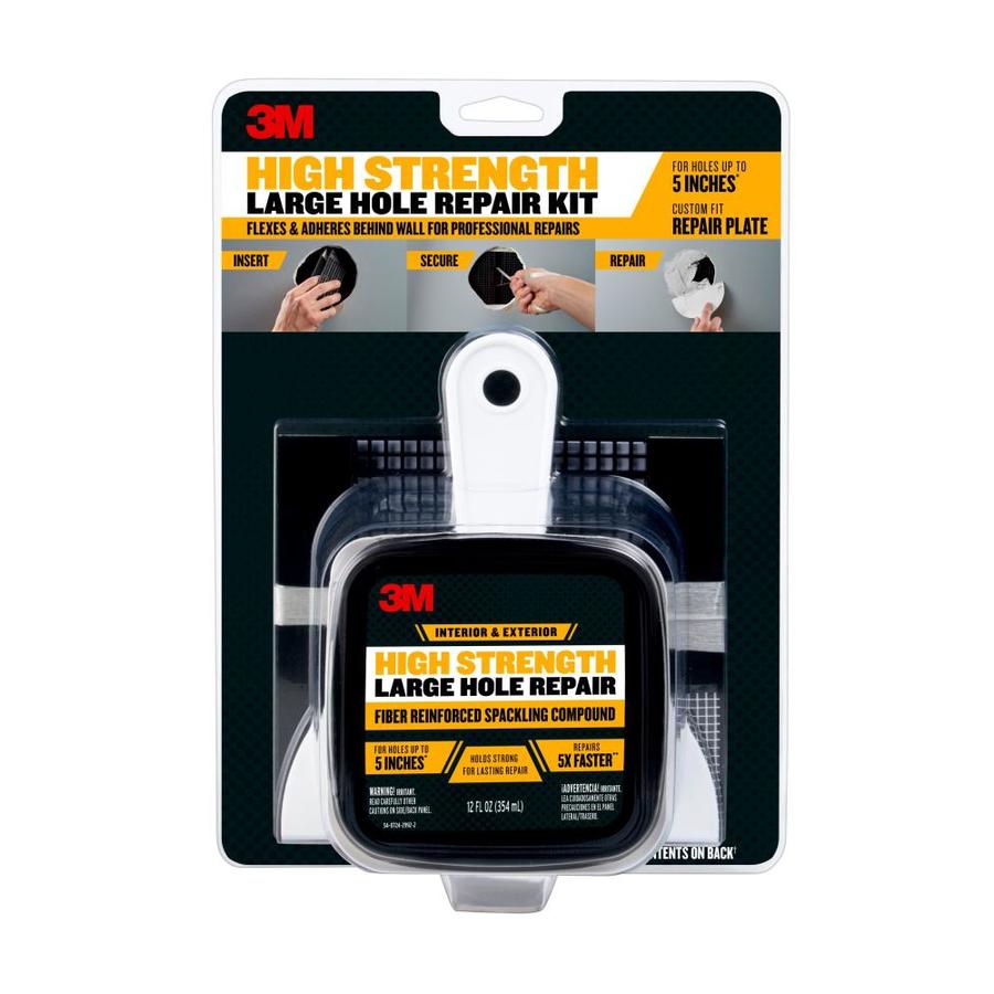 3M 12 fl. oz. Large Hole Wall Repair Kit-FPP-KIT - The Home Depot