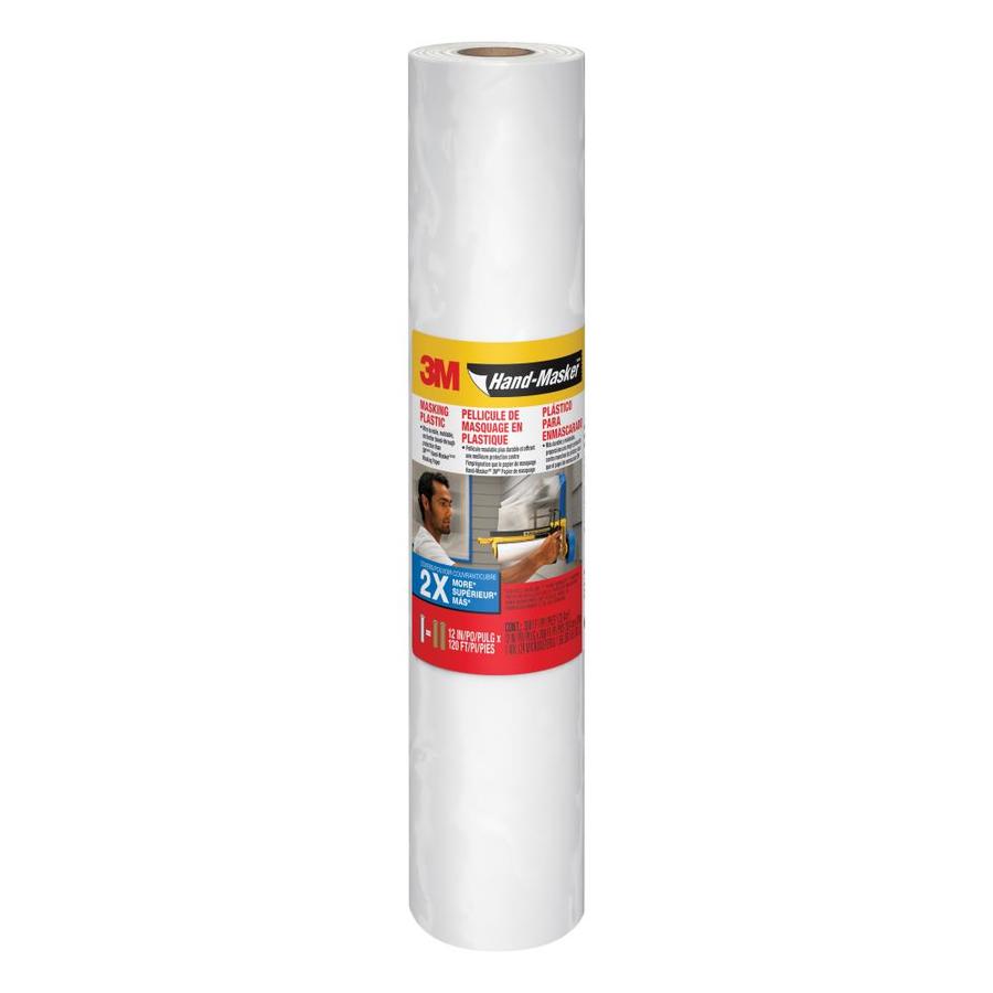 3M 12-in x 360-ft Non-Adhesive Masking Film in the Masking Paper & Film ...