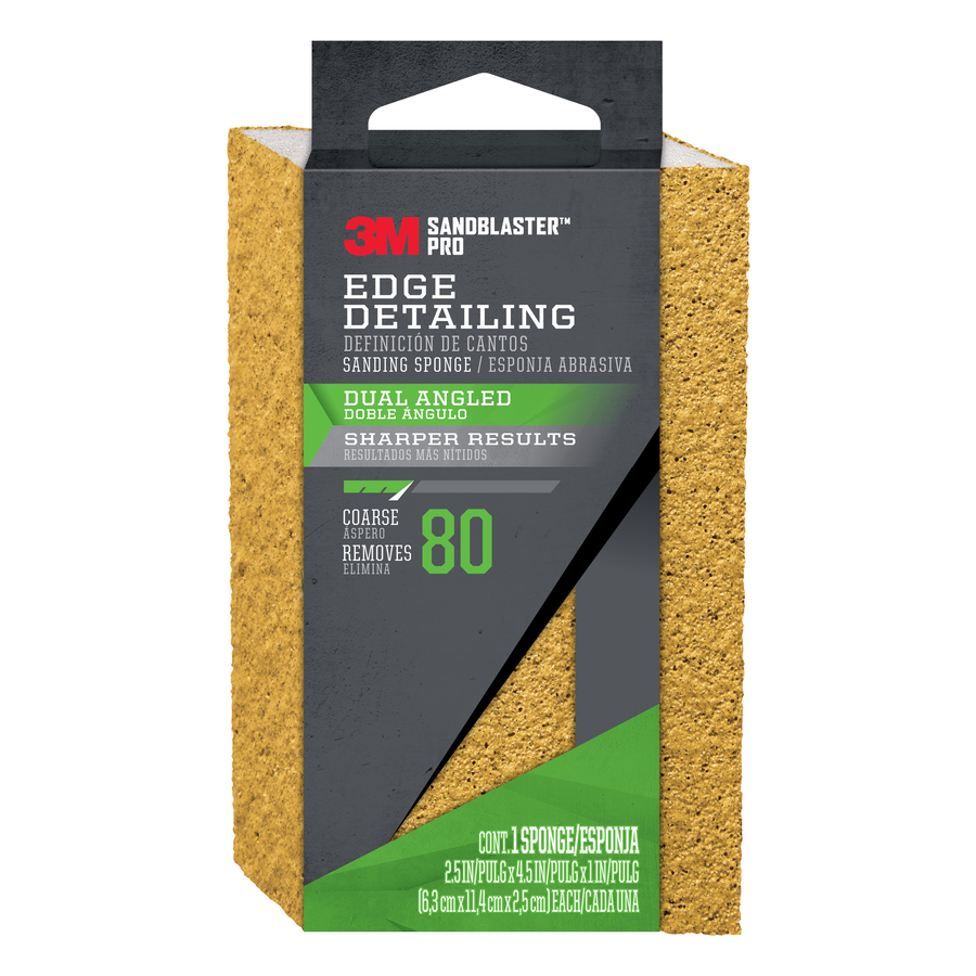 3M SandBlaster Pro 2.5in x 4.5in 80Grit Conventional Sanding Sponge