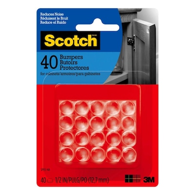 Scotch Rubber Bumper 40 Pack Cabinet Bumpers At Lowes Com