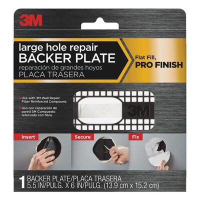 3m Back Plate 6 0 In X 5 5 In Drywall Repair Patch At Lowes Com