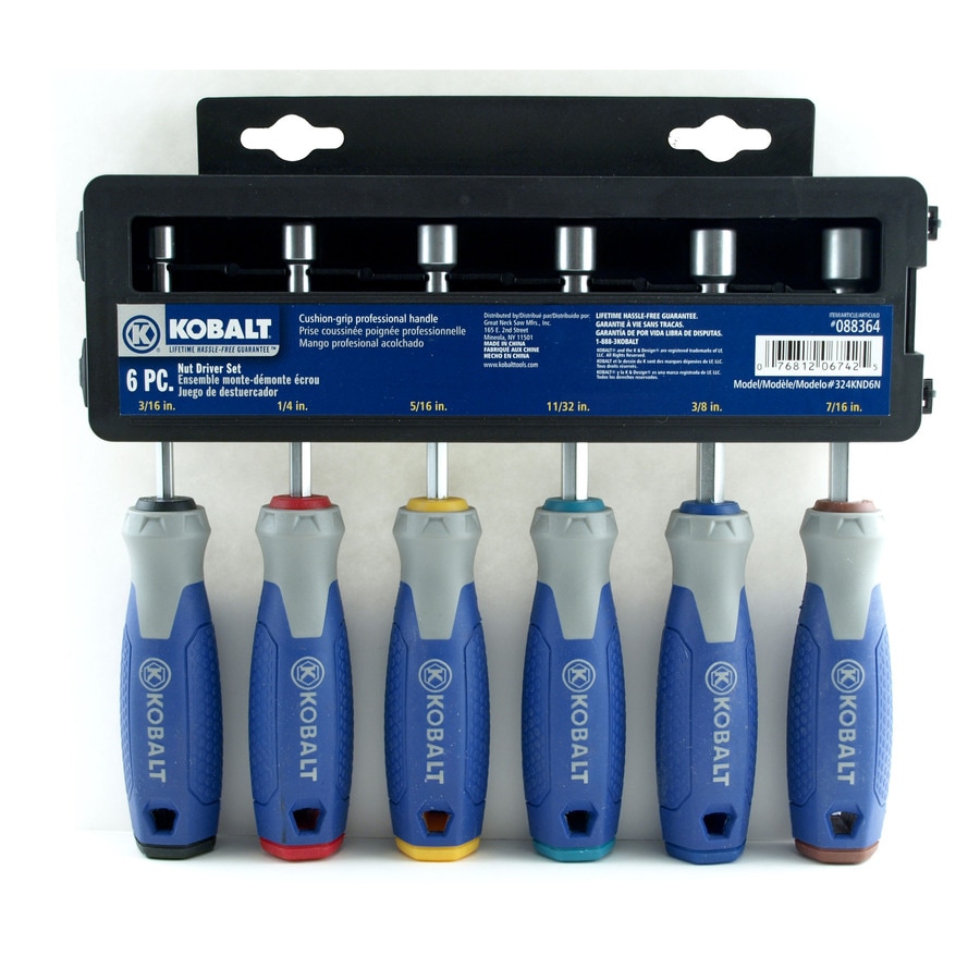 Kobalt 6Piece Hex Nut Driver Set in the Nut Driver Sets department at