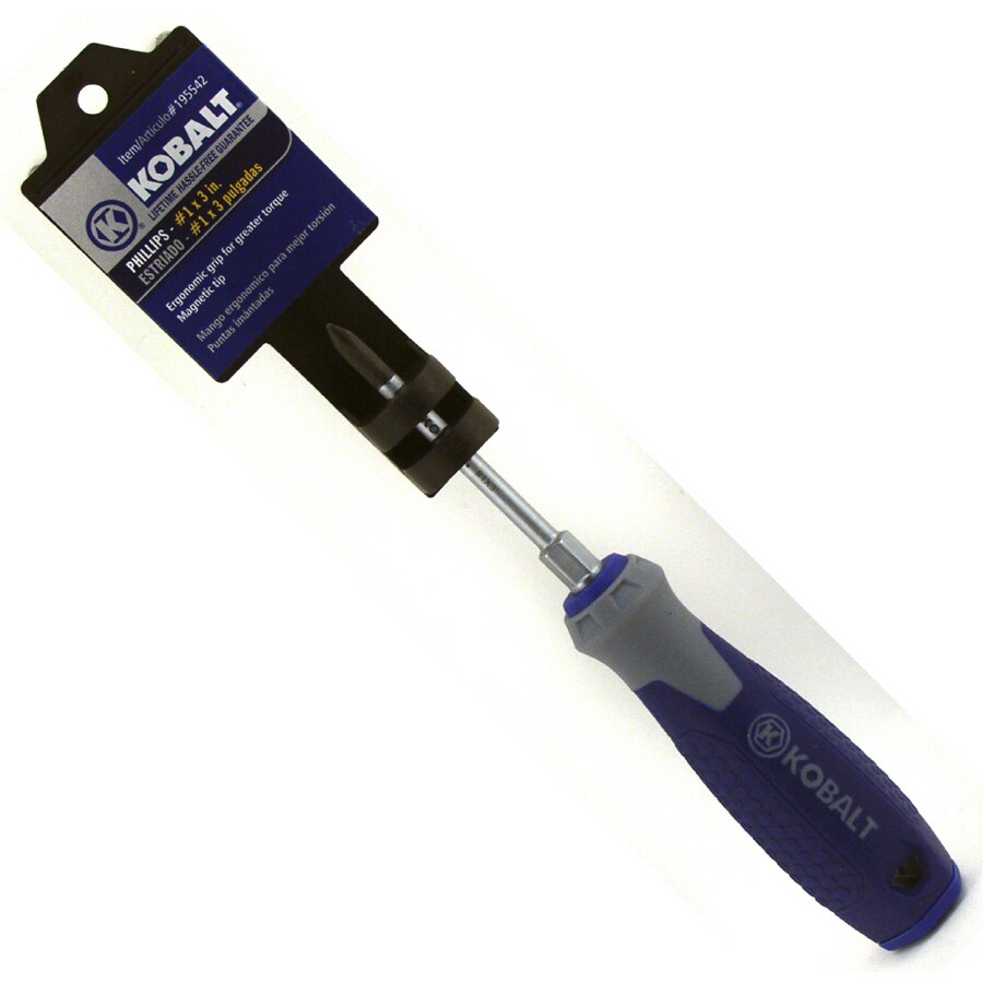 Kobalt 324K33PCN Rubber Handle Phillips Screwdriver