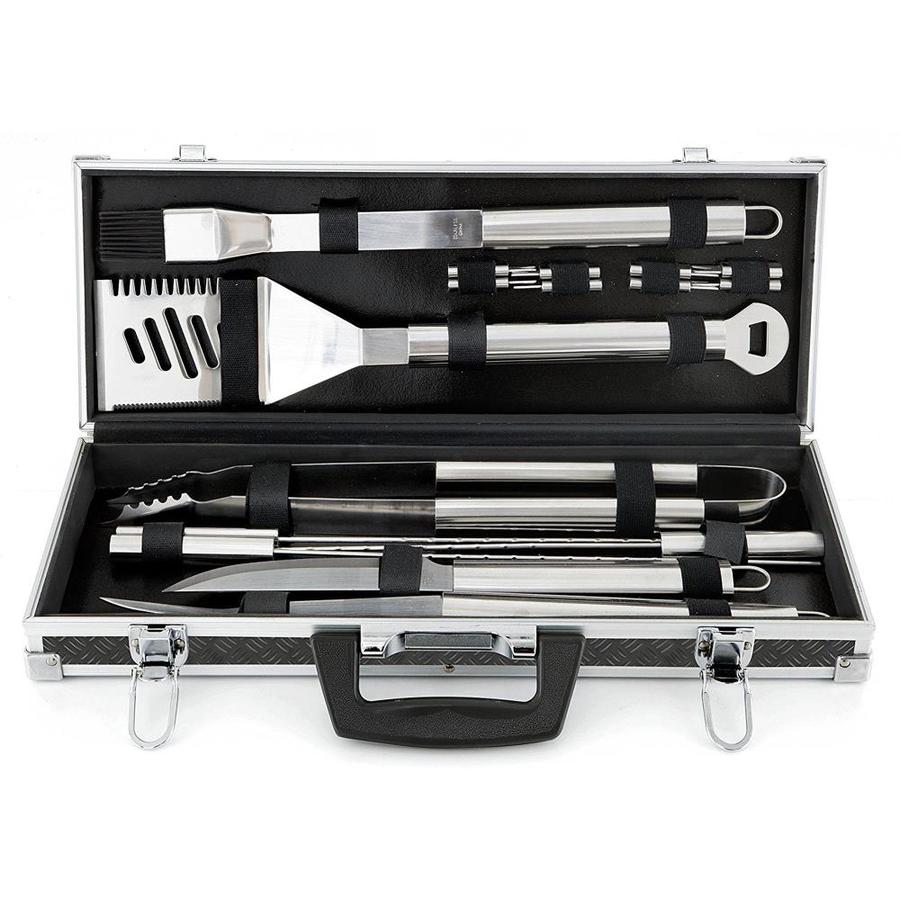 Mr Bar B Q 18 Pack Stainless Steel Tool Set At Lowes Mr Bar B Q 18 Pack Stainless Steel Tool Set