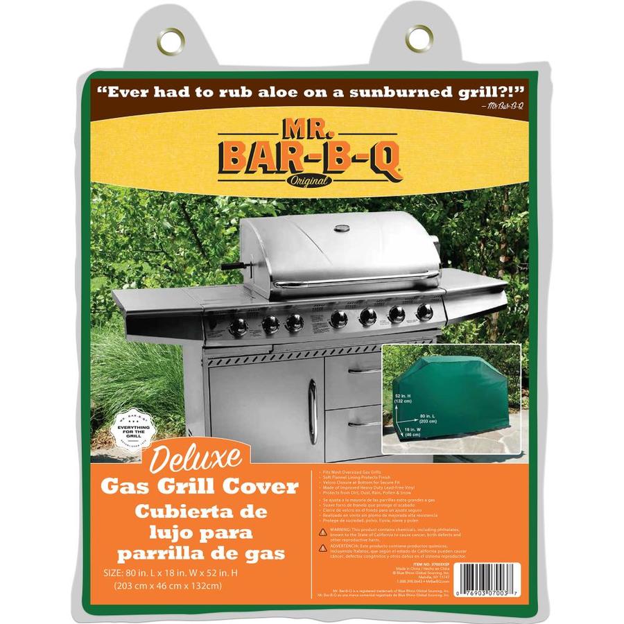 Mr. Bar-B-Q 18-in Green Gas Grill Cover in the Grill Covers department ...