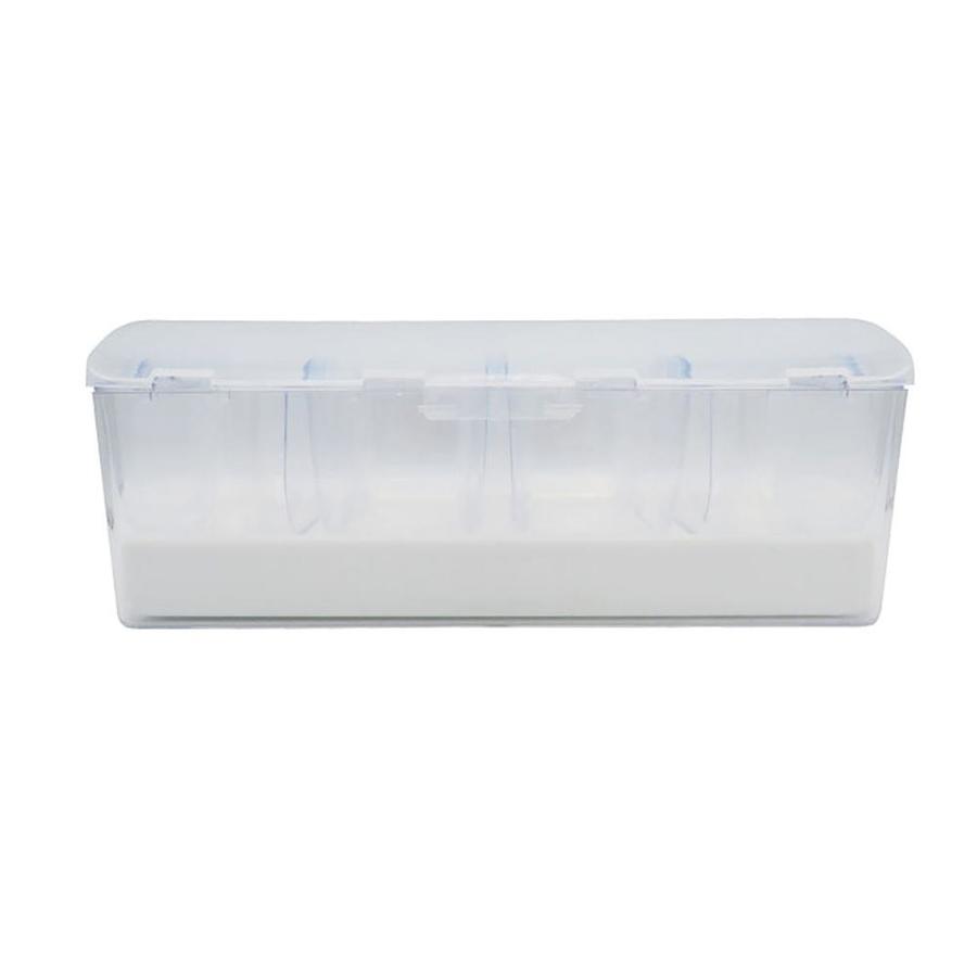Mr. BarBQ 4 Piece Multisize Plastic Food Storage Container in the