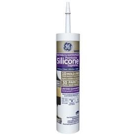 GE Supreme Paintable 10.1-fl oz White Paintable Advanced Sealant Caulk