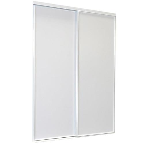 ReliaBilt 9505 Series 60in x 80in White Flush Prefinished Steel