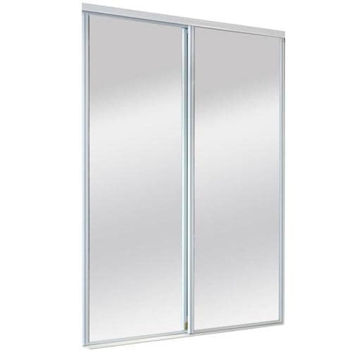 ReliaBilt 9625 Series 72in x 80in White Mirror/Panel Mirrored Glass