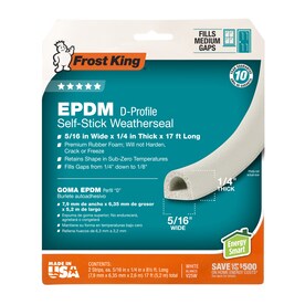 UPC 077578011783 product image for Frost King 2-Pack 0.312-in x 17-ft White Ethylene Propylene Diene Monomer Door W | upcitemdb.com