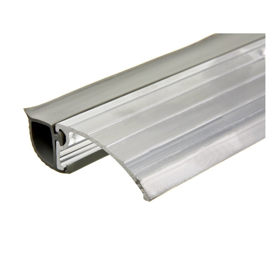 Frost King 17/8 x 5/8 x 36 Gray Metal/Vinyl Door Threshold in the Door