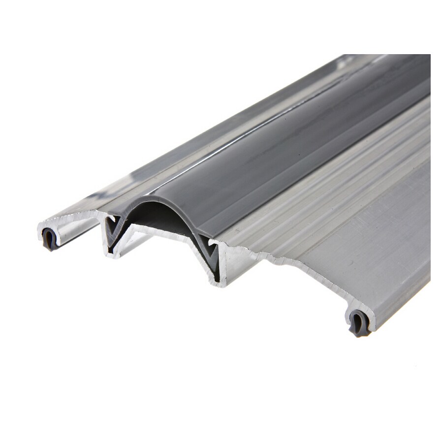 Frost King 33/4 x 3/4 x 36 Chrome Metal/Vinyl Door Threshold at