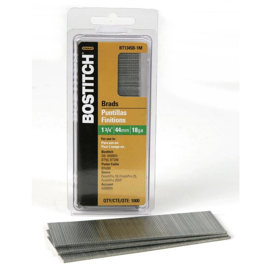 Bostitch 1 3 4 In 18 Gauge Coated Steel Pneumatic Finish Nails 1000