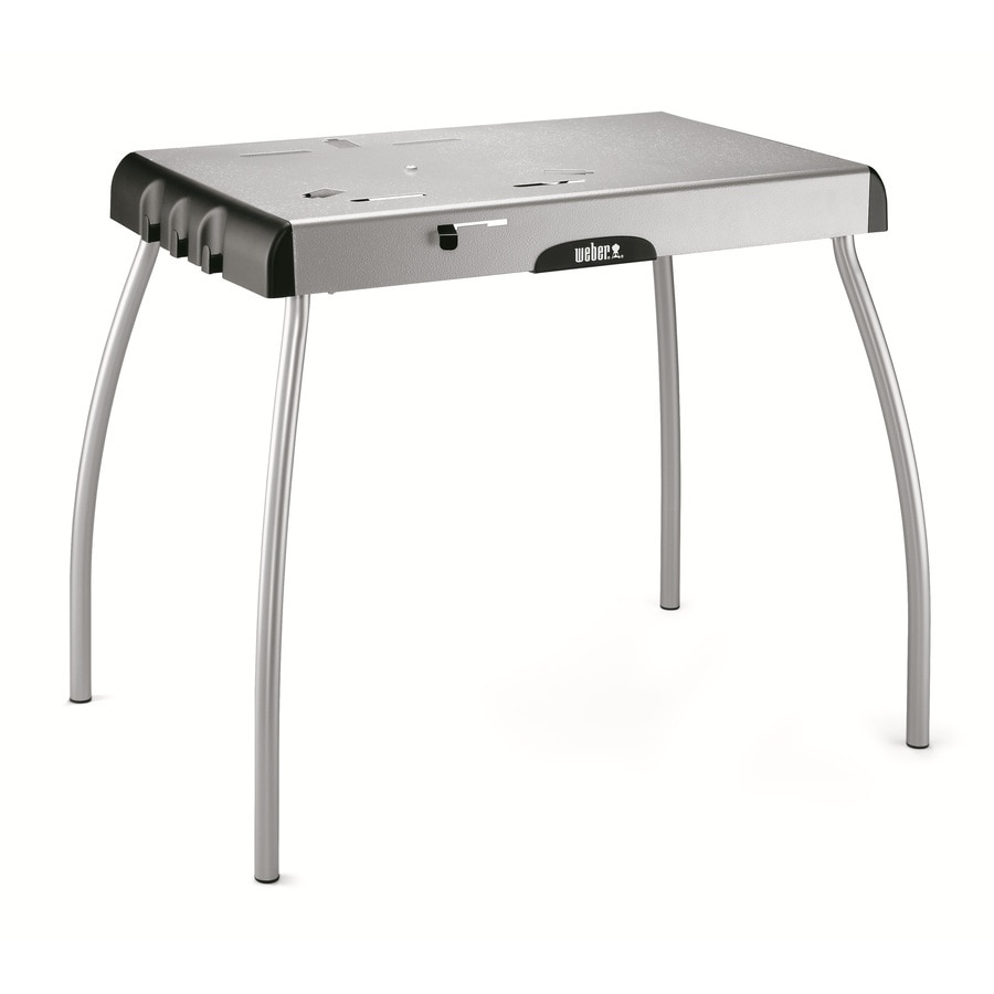 Shop Weber Steel Gray Folding Grill Stand at Lowes.com