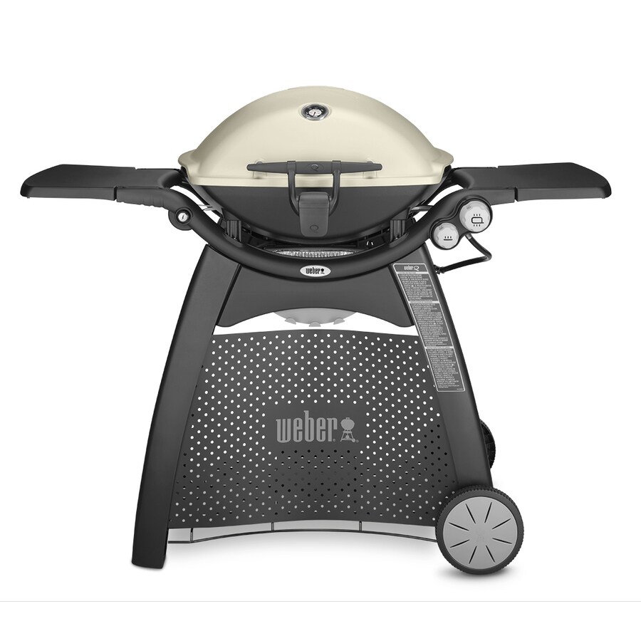 Weber Q 3200 Q Titanium 2 Burner Liquid Propane Gas Grill At Lowes Com