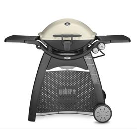 UPC 077924024627 product image for Weber Q Titanium Cast-Aluminum 2-Burner (21,700-BTU) Liquid Propane Gas Grill | upcitemdb.com