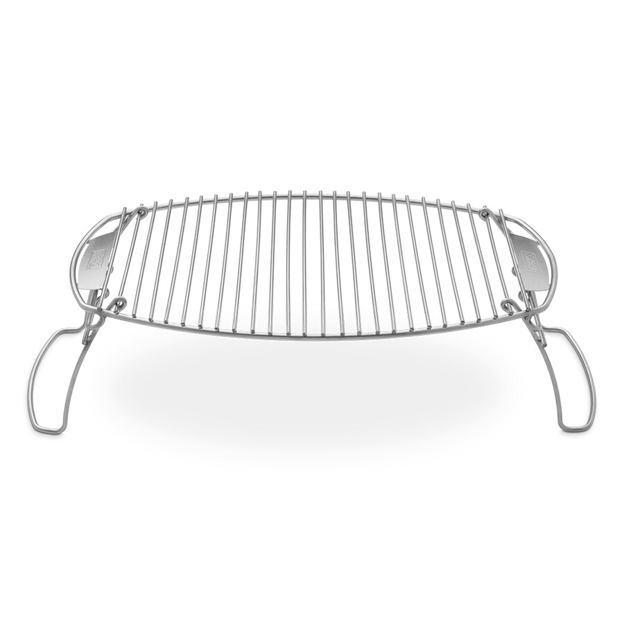Weber 22-in x 12.1-in Round Stainless Steel Warming Rack at Lowes.com