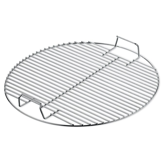 Weber 18-in x 18-in 1 Round Plated Steel Cooking Grate in the Grill ...