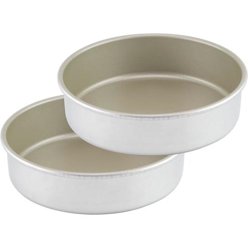 American Kitchen 2Piece 9" Round Cake Pan Set 9in Aluminum Baking Pan