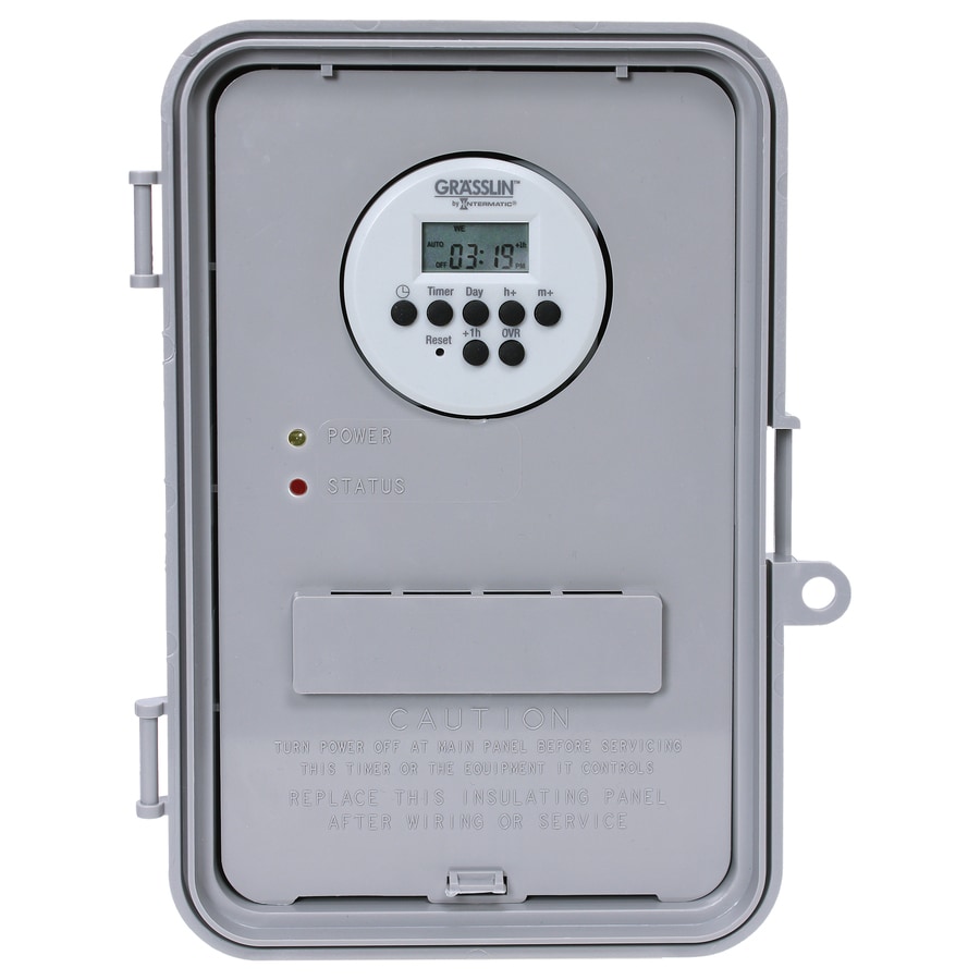 Shop Intermatic 40 Amp Digital Residential Hardwired Lighting throughout house lighting timers regarding Current Home