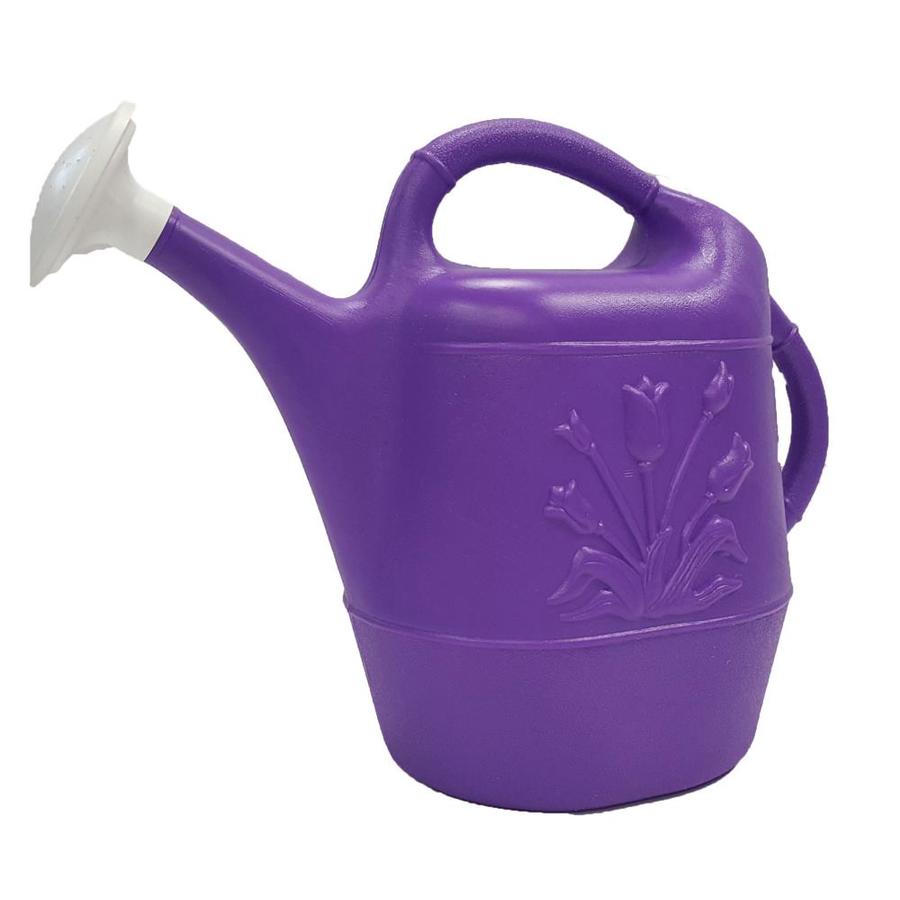 Union Products 2Gallon Purple Plastic Traditional Watering Can in the