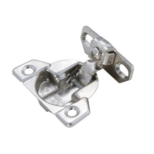 Belwith Satin Nickel 13/8" Euro Overlay Hinge at