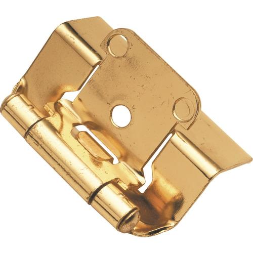 Hickory Hardware 2Pack 21/4in x 13/8in Polished Brass Concealed SelfClosing Hinges