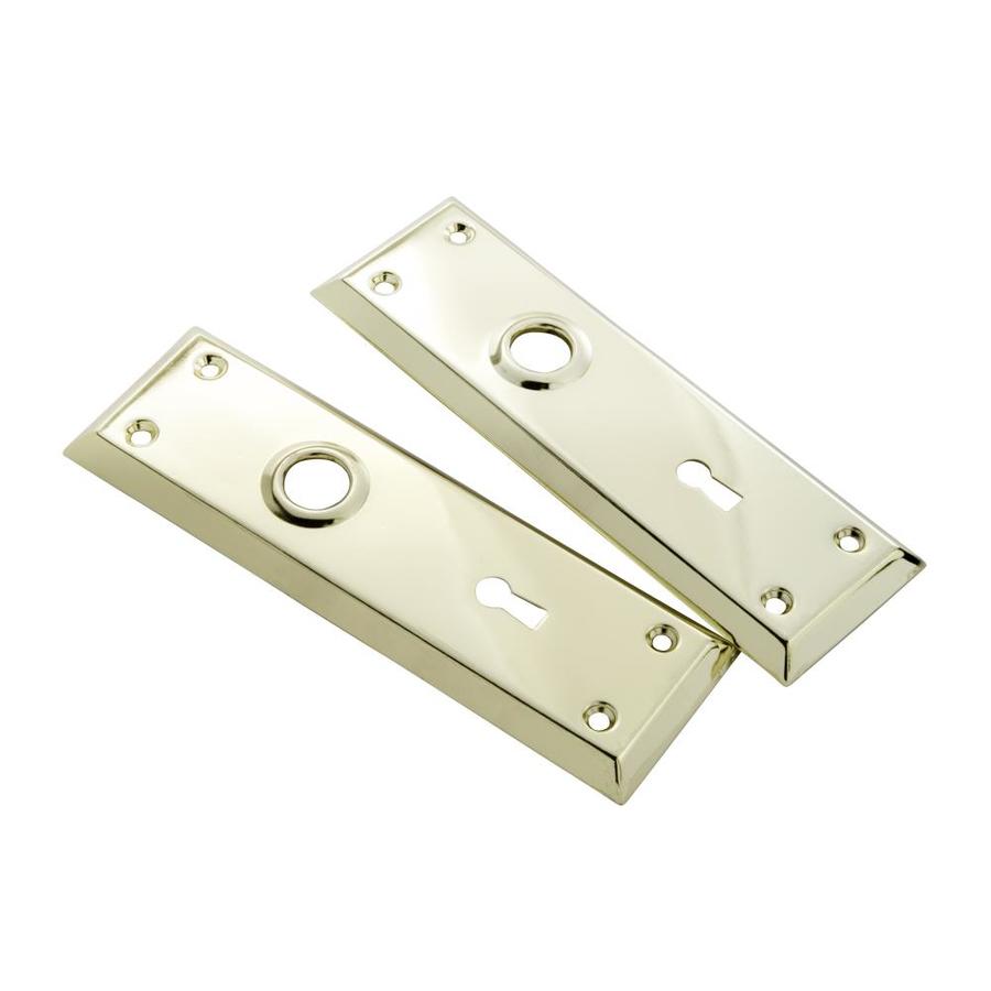 First Watch 2 Pack Polished Brass Entry Door Night Latch At Lowes Com