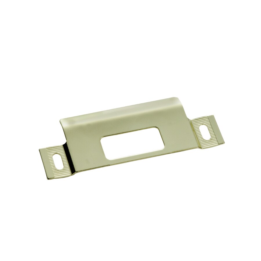 First Watch Brass Entry Door Strike Plate in the Strike Plates