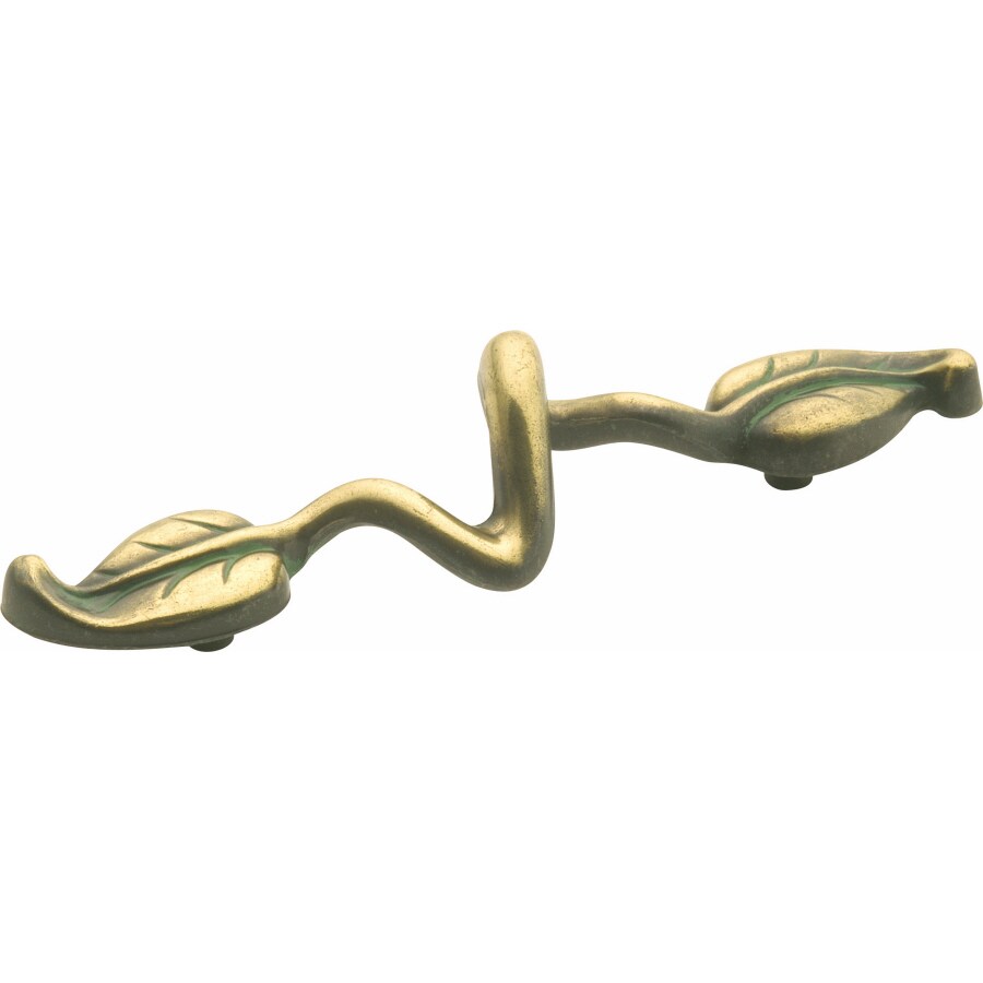 Belwith 96mm Aged Brass Vine Cabinet Pull At Lowes Com