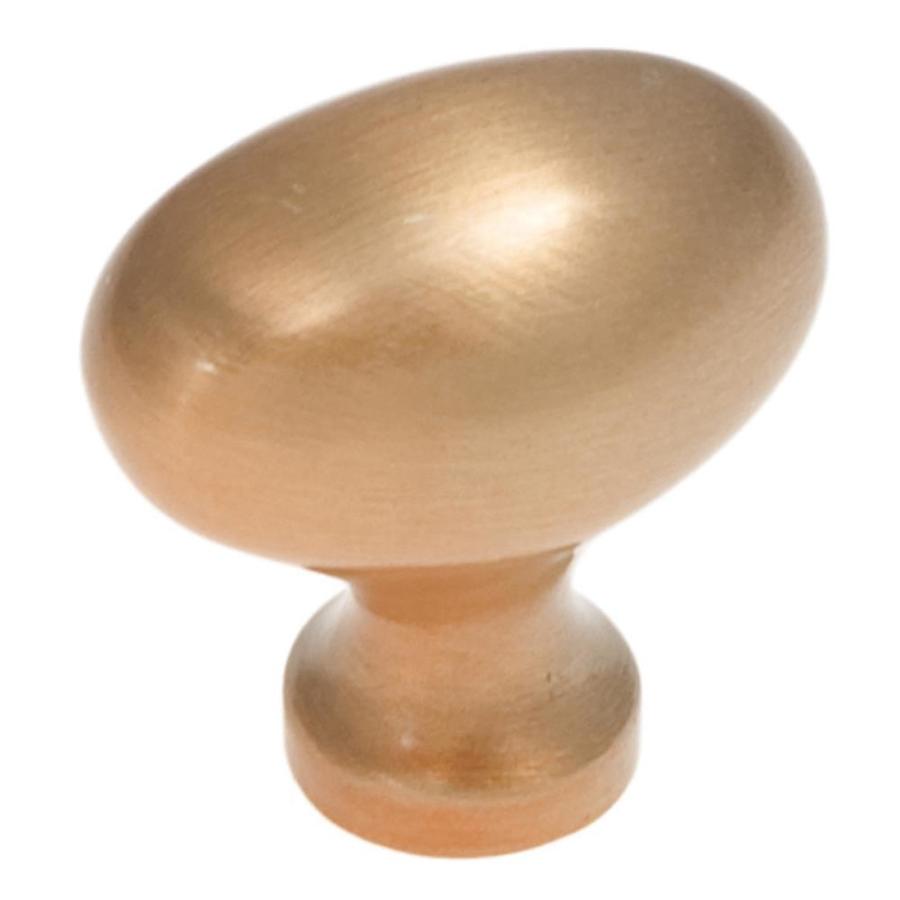 Hickory Hardware Williamsburg Satin Rose Gold Oval Cabinet Knob At