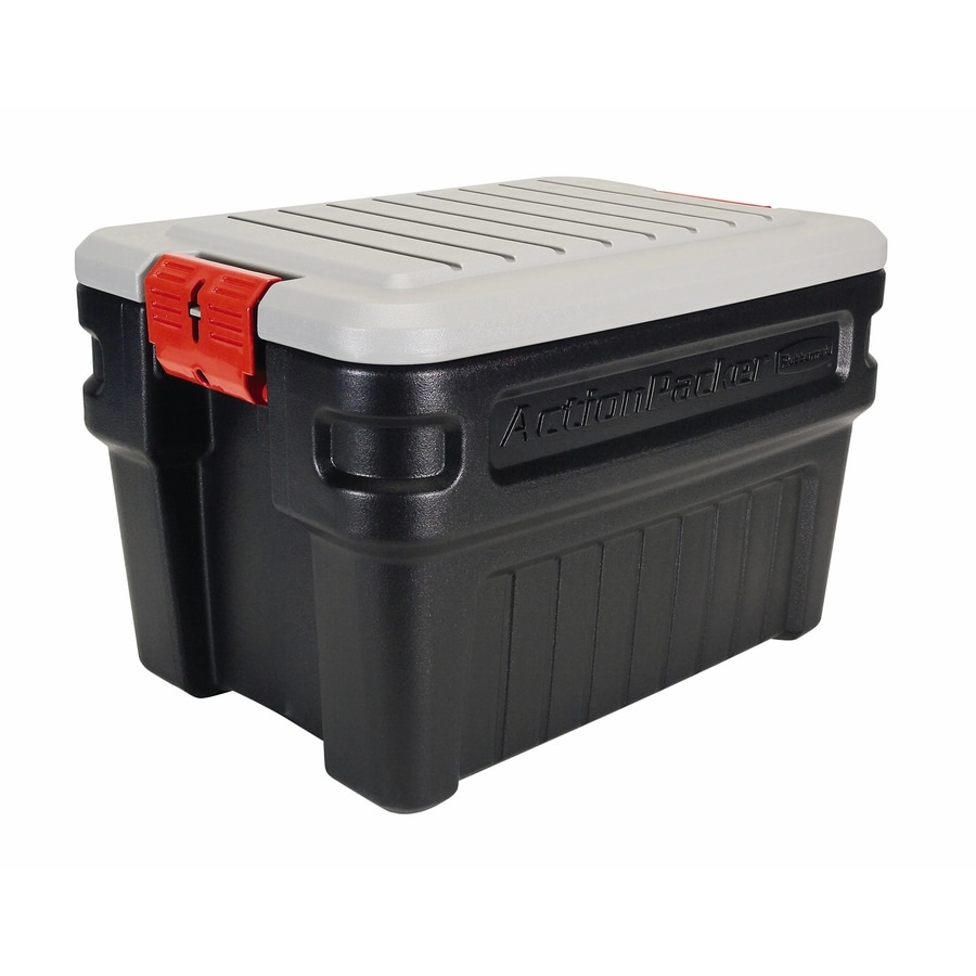Sold at Auction: 15 x 24 x 25 Rubbermaid plastic storage container
