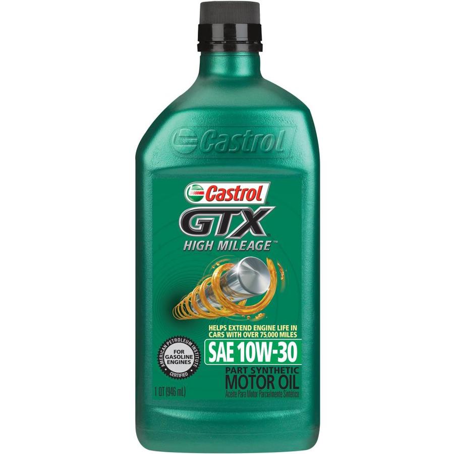 Castrol gtx high mileage 10w-30 motor Oil (079191004500)