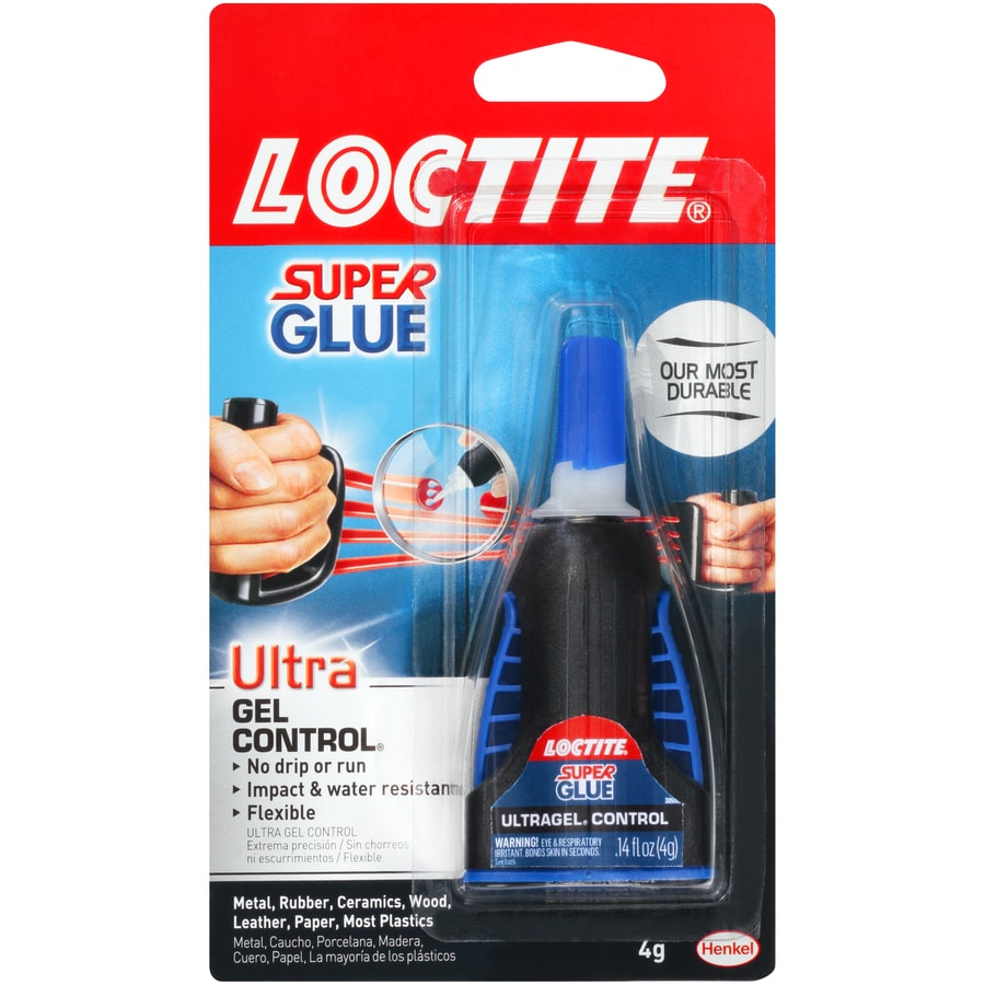 Loctite Super Glue Ultra Gel Control (Black/Blue Bottle)