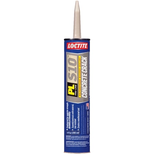 LOCTITE Pl Poly Concrete and Masonry 10-oz Gray Paintable Polyurethane ...