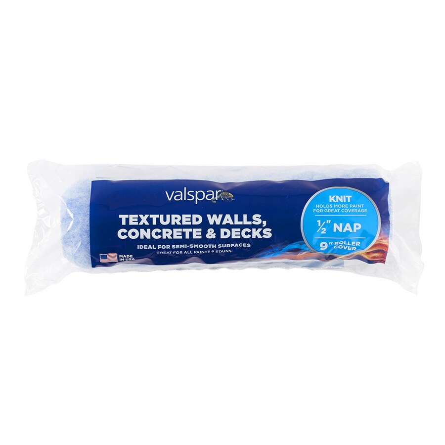 Valspar 9 In X 1 2 Knit Polyester Paint Roller Cover At Lowes Valspar 9 In X 1 2 Knit Polyester Paint Roller Cover