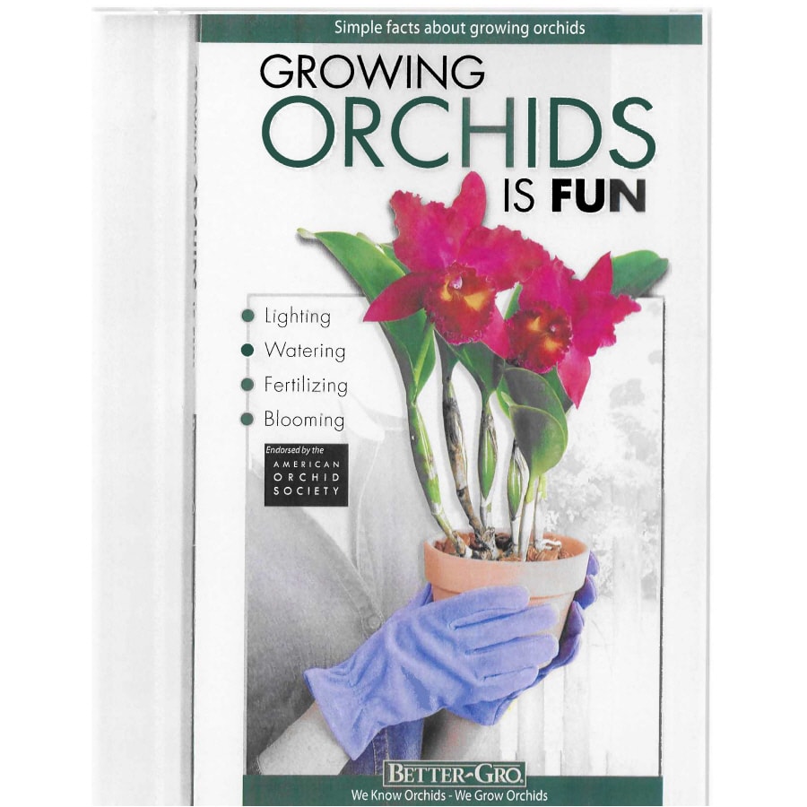 BETTER-GRO 5347 Growing Orchids is Fun Orchid Book