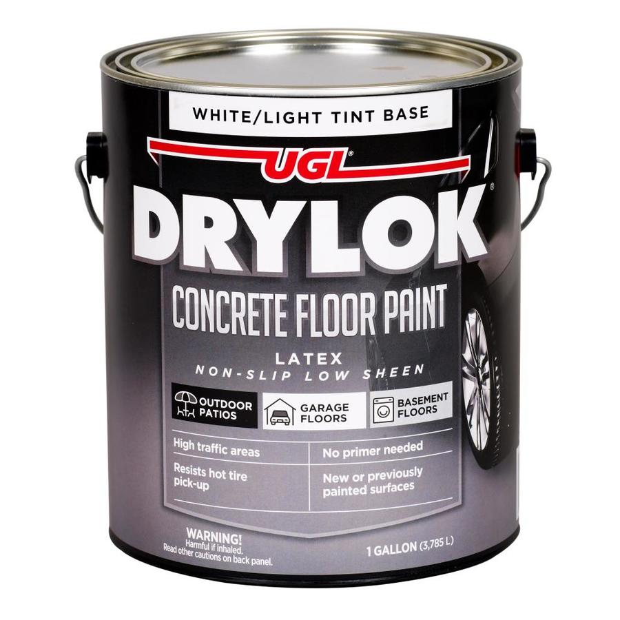 DRYLOK Latex Concrete Floor Paint White Gallon in the Garage Floor