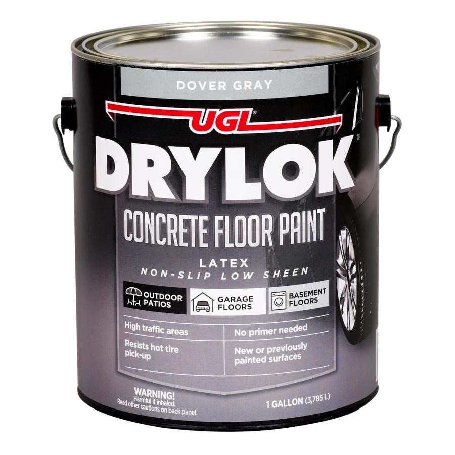 DRYLOK Latex Concrete Floor Paint Dover Gray 1 Gallon in the Garage