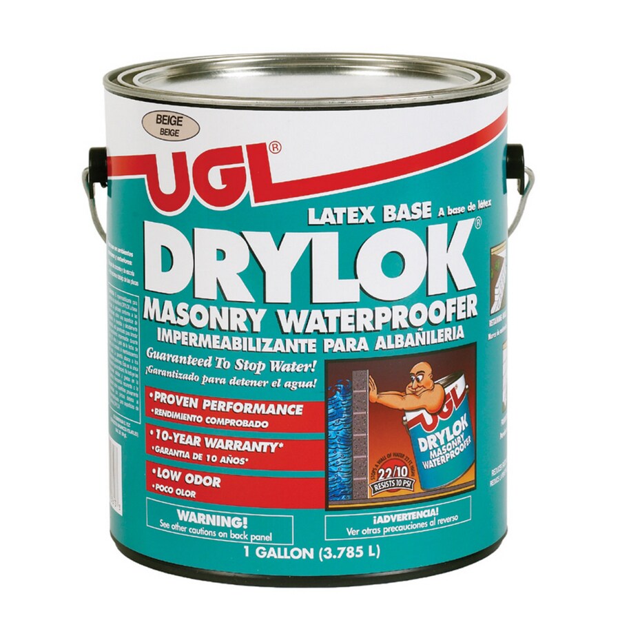 UGL 27713 Drylok Latex-Based Masonry Waterproofer, White, Gallon