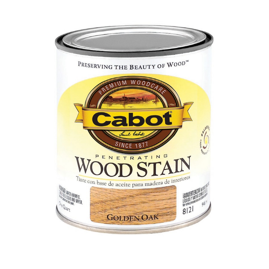 Cabot 1-Quart Golden Oak Oil Wood Stain at Lowes.com